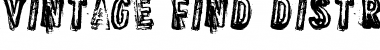 Download VINTAGE FIND DISTRESSED Bold Font Title Preview