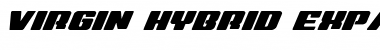 Download Virgin Hybrid Expanded Expanded Font Title Preview