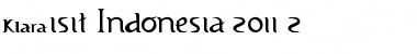 Download Visit Indonesia 2011 #2 Regular Font Title Preview