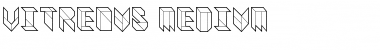 Download Vitreous Medium Font Title Preview
