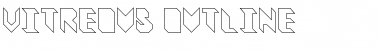 Download Vitreous Outline Font Title Preview