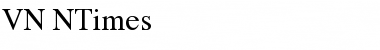 Download VN-NTime Normal Font Title Preview
