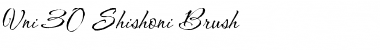 Download Vni 30 Shishoni Brush Regular Font Title Preview