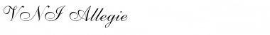 Download VNI-Allegie Normal Font Title Preview