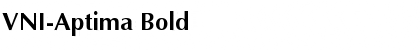 Download VNI-Aptima Bold Font Title Preview