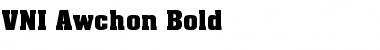 Download VNI-Awchon Bold Font Title Preview