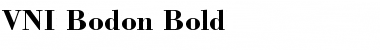 Download VNI-Bodon Bold Font Title Preview