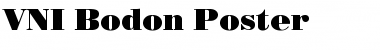 Download VNI-Bodon-Poster Extra Bold Font Title Preview