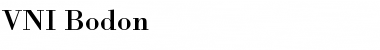 Download VNI-Bodon Normal Font Title Preview