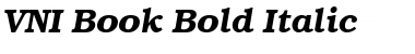 Download VNI-Book Bold-Italic Font Title Preview