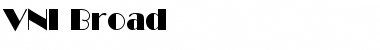 Download VNI-Broad Normal Font Title Preview