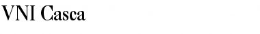 Download VNI-Casca Normal Font Title Preview