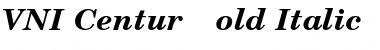 Download VNI-Centur Bold-Italic Font Title Preview