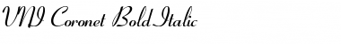 Download VNI-Coronet Bold-Italic Font Title Preview