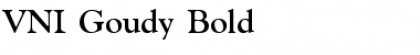 Download VNI-Goudy Bold Font Title Preview