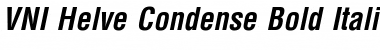 Download VNI-Helve-Condense Bold-Italic Font