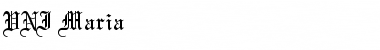 Download VNI-Maria Normal Font Title Preview
