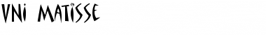 Download VNIMatisse Regular Font Title Preview