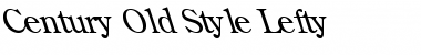 Download Century Old Style Lefty Regular Font Title Preview