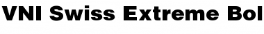 Download VNI-Swiss-Extreme Bold Font Title Preview