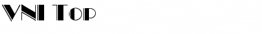 Download VNI-Top Normal Font Title Preview