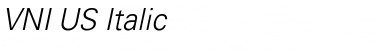 Download VNI-US Italic Font Title Preview