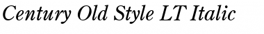 Download CenturyOldStyle LT Italic Font Title Preview