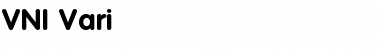 Download VNI-Vari Bold Font Title Preview