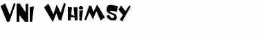 Download VNIWhimsy Regular Font Title Preview