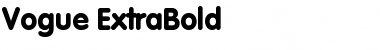 Download Vogue-ExtraBold Regular Font Title Preview
