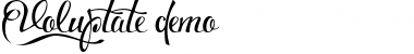 Download Voluptate_demo Regular Font Title Preview