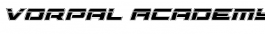 Download Vorpal Academy Italic Italic Font Title Preview