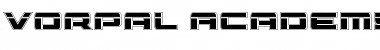 Download Vorpal Academy Regular Font Title Preview