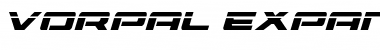 Download Vorpal Expanded Italic Expanded Italic Font Title Preview