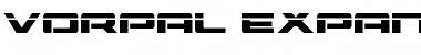 Download Vorpal Expanded Expanded Font Title Preview