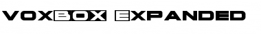 Download voxBOX Expanded Expanded Font Title Preview