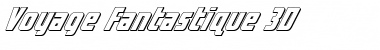 Download Voyage Fantastique 3D Italic Font Title Preview