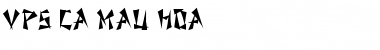 Download VPS Ca Mau Hoa Regular Font Title Preview