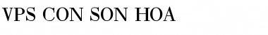 Download VPS Con Son Hoa Regular Font Title Preview