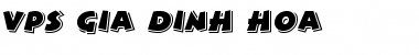 Download VPS Gia Dinh Hoa Normal Font Title Preview