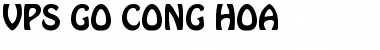 Download VPS Go Cong Hoa Normal Font Title Preview
