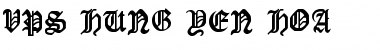 Download VPS Hung Yen Hoa Regular Font Title Preview