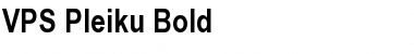 Download VPS Pleiku Bold Font Title Preview