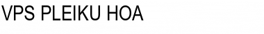 Download VPS Pleiku Hoa Regular Font Title Preview
