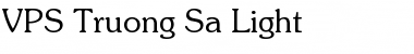 Download VPS Truong Sa Light Light Font Title Preview