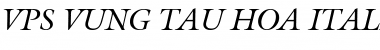 Download VPS Vung Tau Hoa Italic Font Title Preview