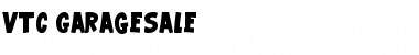 Download VTC-GarageSale Regular Font Title Preview