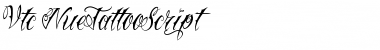 Download Vtc-NueTattooScript Regular Font Title Preview