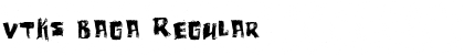 Download vtks baga Regular Font Title Preview