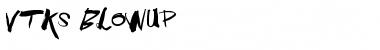 Download Vtks BlowUp Regular Font Title Preview